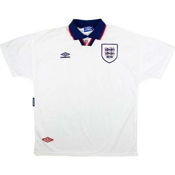 Heimtrikot Thailand England Retro 1994 Weiß Günstige Fußballtrikots